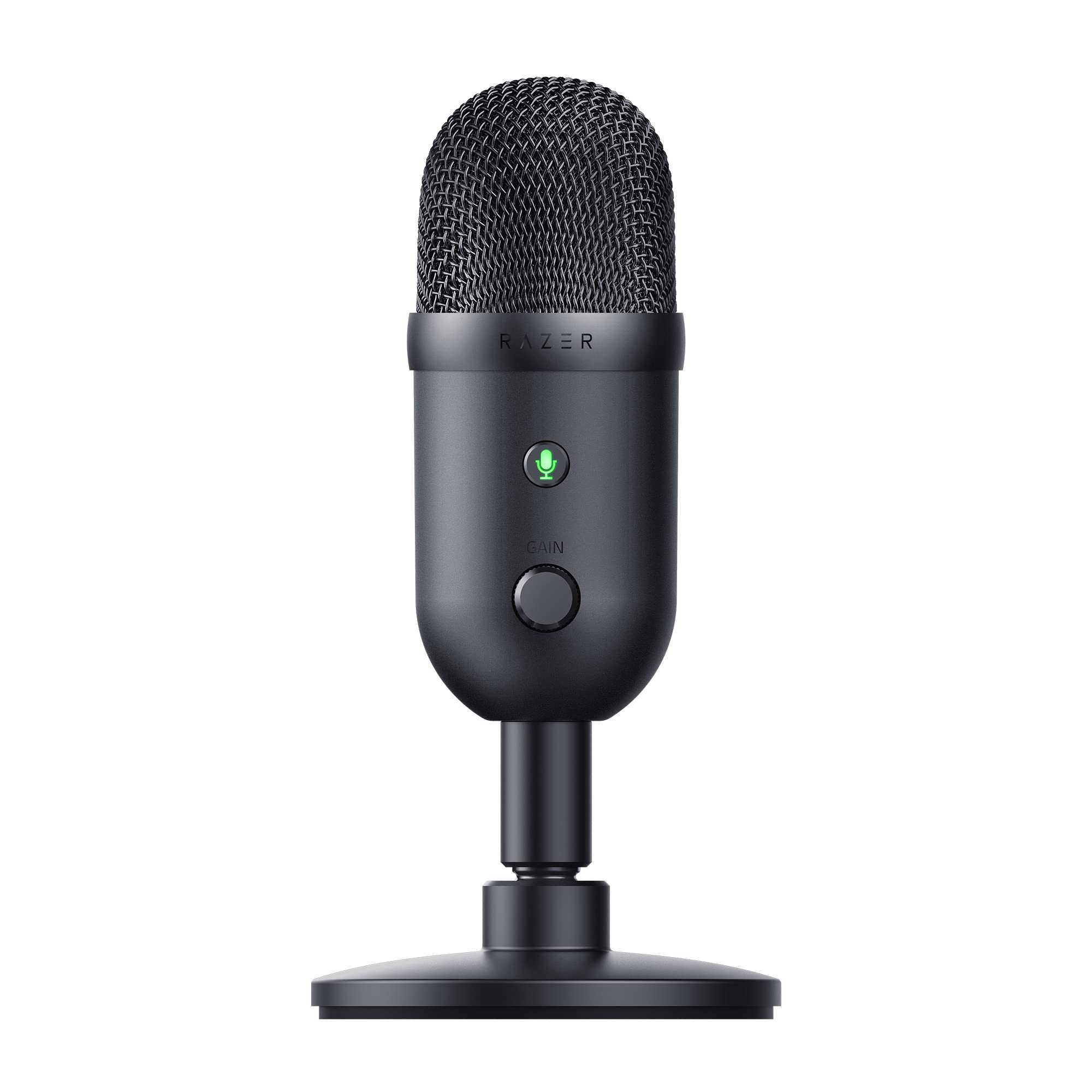 Razer Seiren V2 X - Microfono USB para Streamers (25-mm Micrófono, Supernieren-Richtcharakteristik, Limitador de Aumento